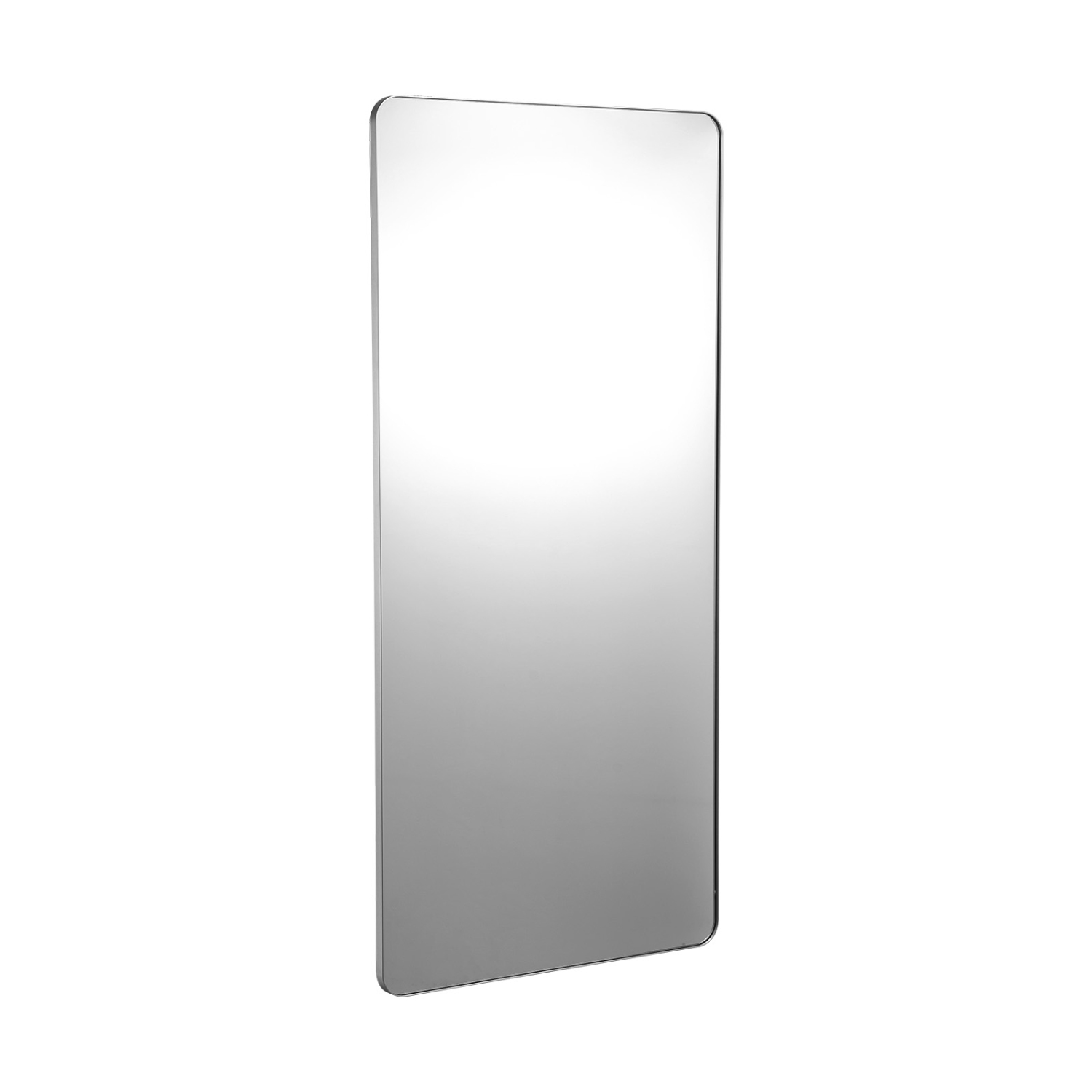 VEVOR 32"x72" Wall Mounted Makeup Mirror, 0.15" Thick, with Aluminium Alloy Frame & Explosion-Proof Film, Scratch-Resistant Mirror with Z-Shaped