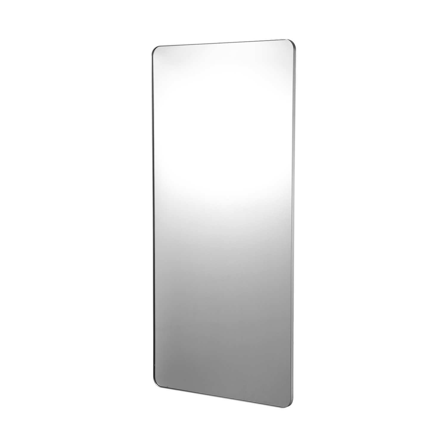 VEVOR 32"x72" Wall Mounted Makeup Mirror, 0.15" Thick, with Aluminium Alloy Frame & Explosion-Proof Film, Scratch-Resistant Mirror with Z-Shaped