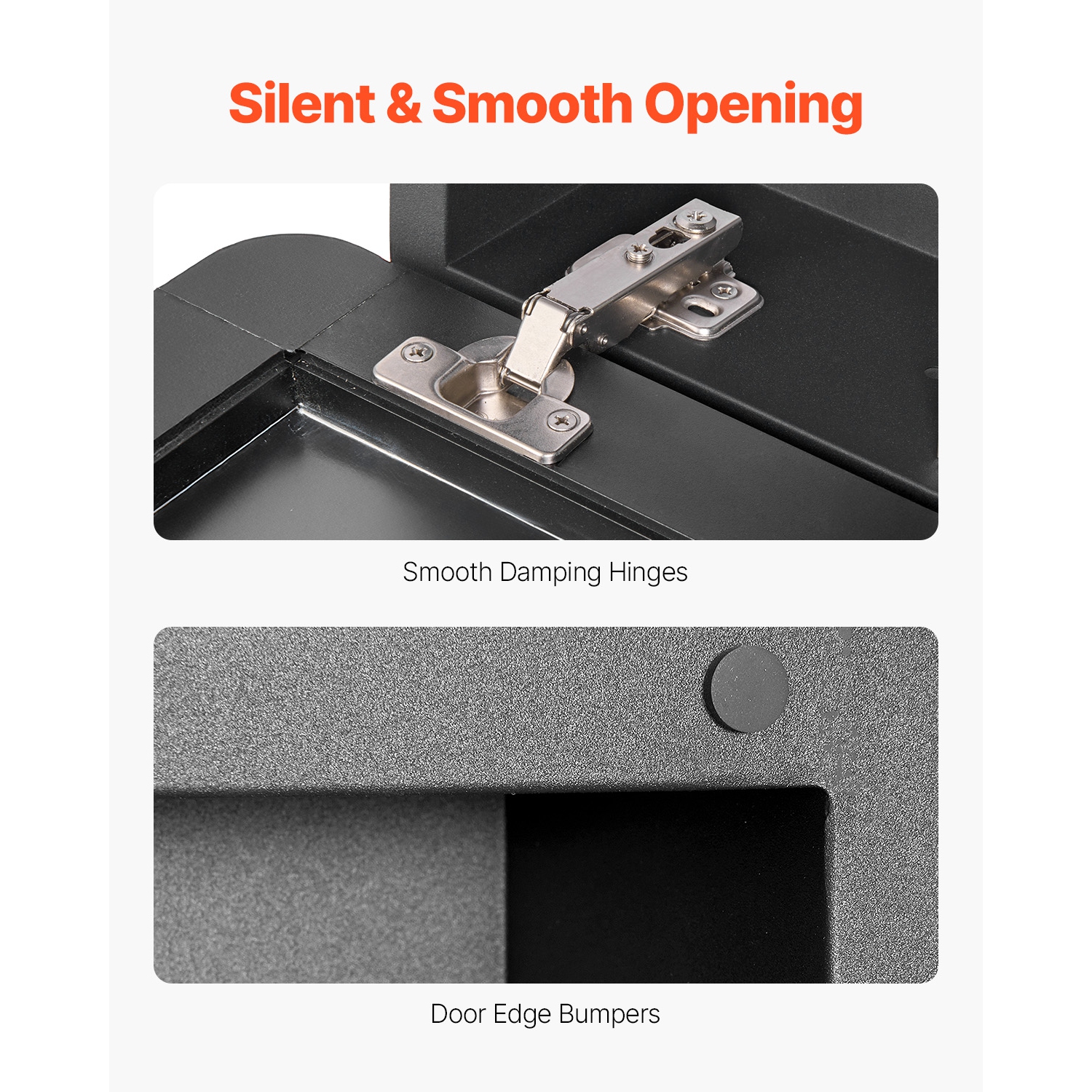 VEVOR 16.5 x 27.5 inch Medicine Cabinet, Medicine Cabinet for Bathroom with Mirror, Aluminum Frame Bathroom Wall Cabinet, 3-layer Adjustable Shelves,