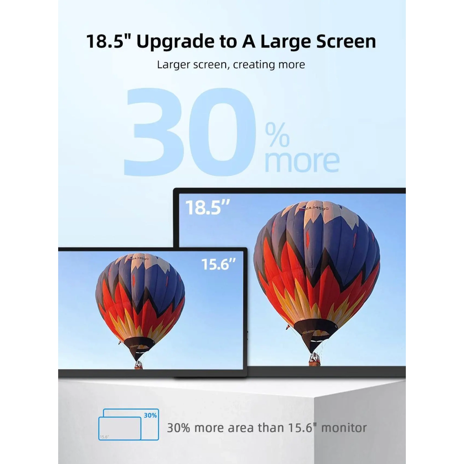 Moniteur portatif à écran tactile 1080p de 18&nbsp;po d'UPERFECT - 1&nbsp;ms d'120&nbsp;Hz, FreeSync HDR, 400Nits IPS - 5 100 % sRVB, VESA et étui