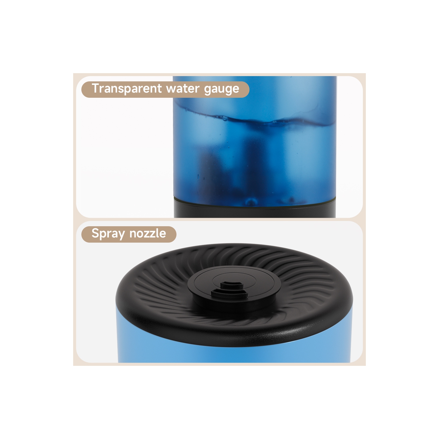 3.2L Cool Mist Humidifier for Bedroom, Baby Nursery & Plants – Quiet Ultrasonic Humidifier with 360° Nozzle, Auto Shut-Off & 7-Color Night Light, Up