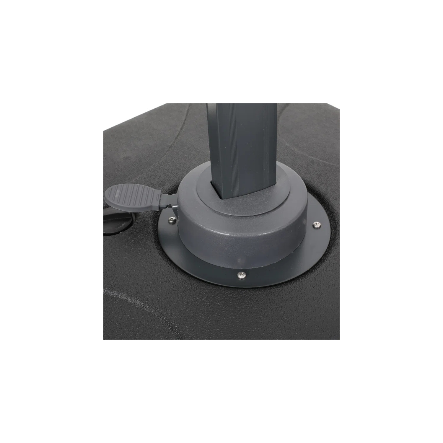 Homy Casa 23.26 lb. Resin Free Standing Umbrella Base for Outdoor Garden Patio, Black