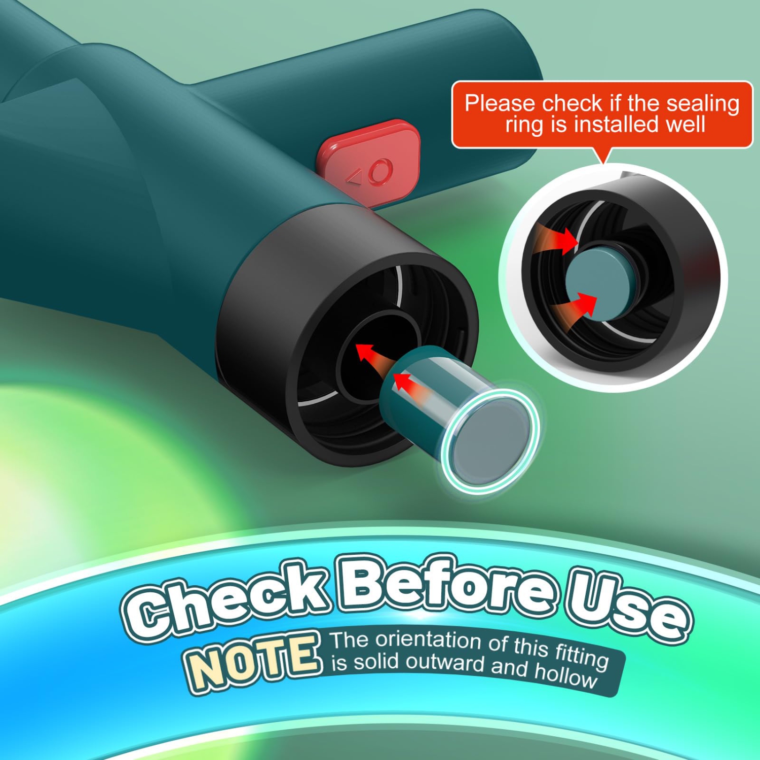Déchiqueteur de toilette haute pression, nettoyant de tuyau d'évacuation multifonction avec 4 têtes de rechange et un repose-pieds pour évier et