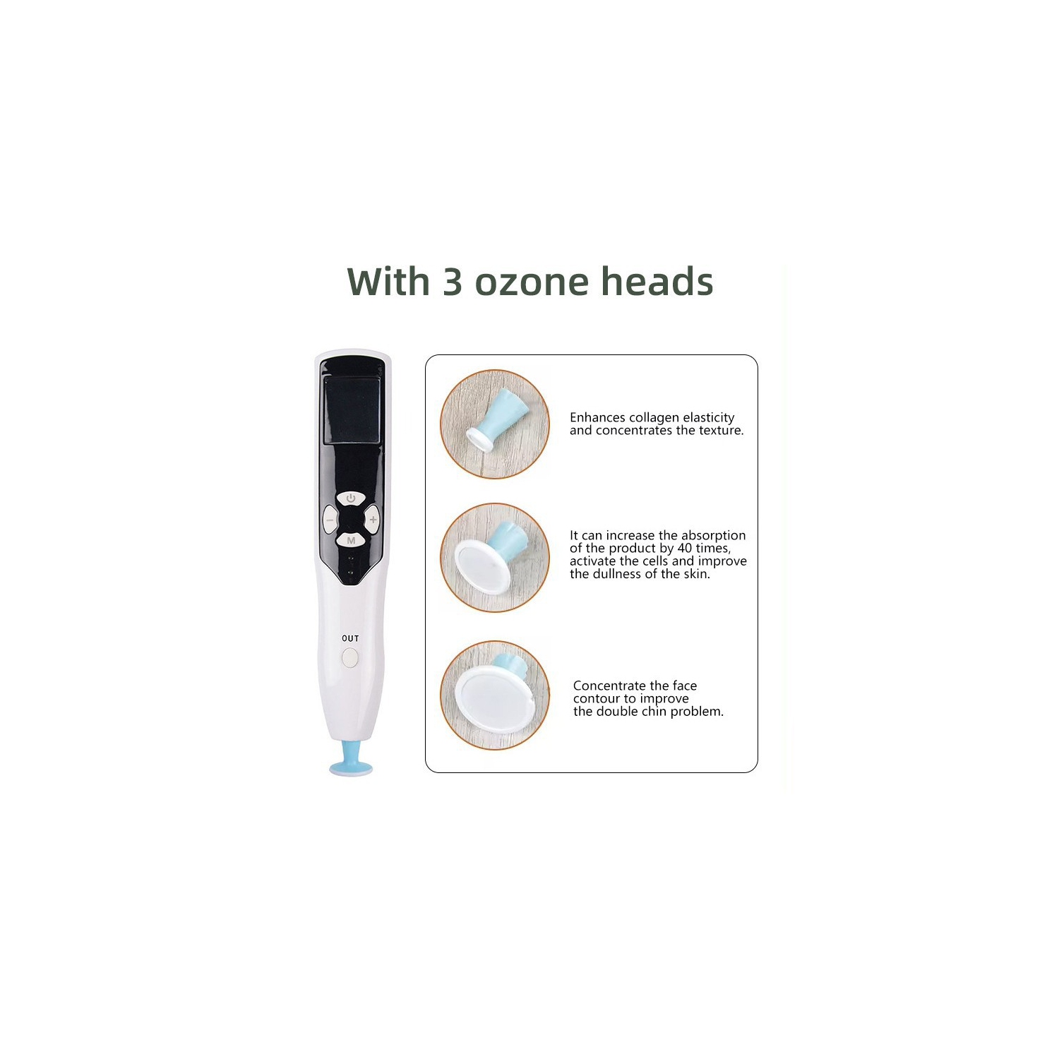 Multifunctional plasma spot removal pen - ozone wrinkle removal, mole removal, dark spot removal, home portable electric skin care beauty instrument,