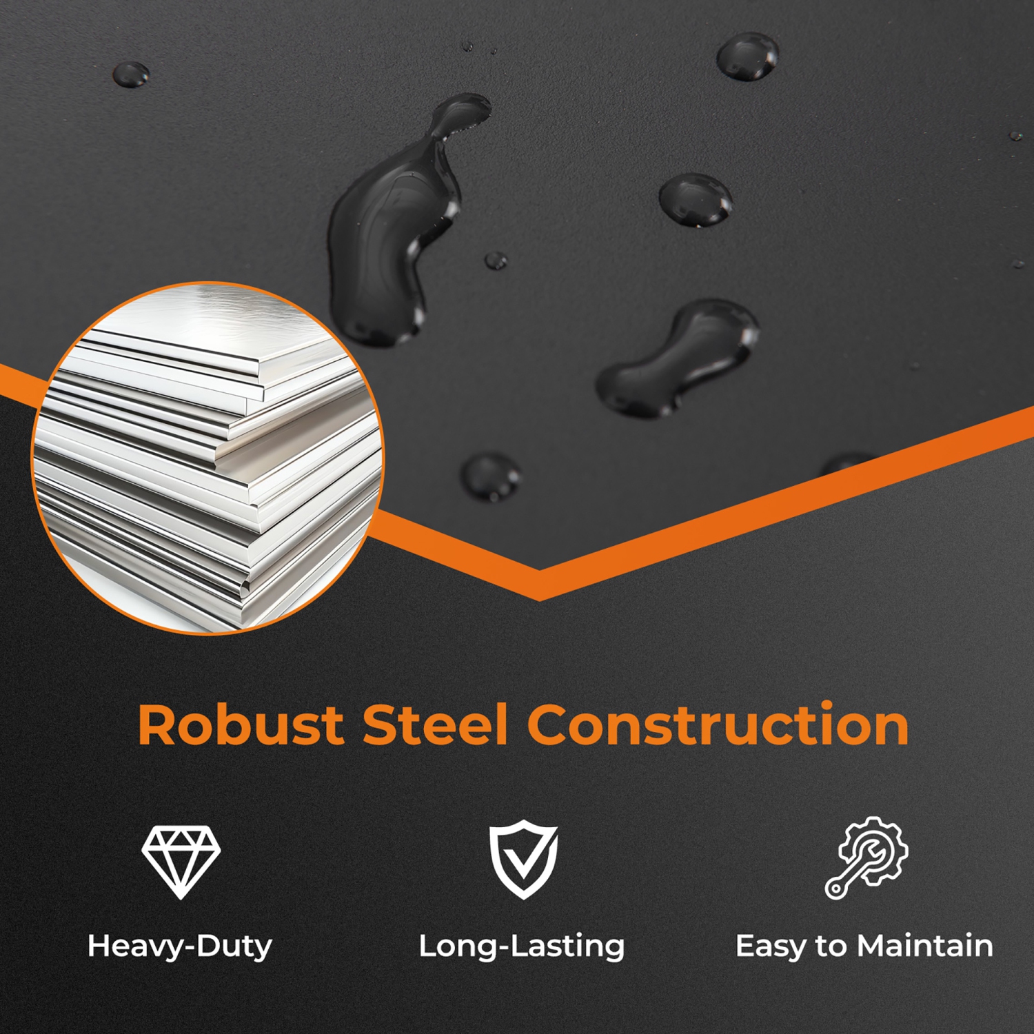 Gymax Rolling Steel Tool Chest 5-Drawer Tool Storage Cabinet Central Keyed Locking System