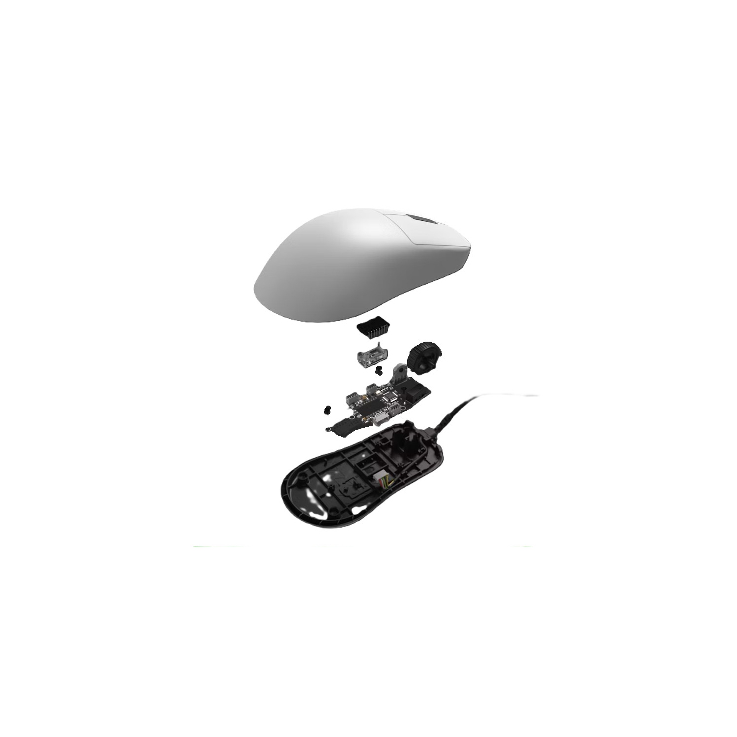 End Game Gear OP1 8K v2 Wired Optical Gaming Mouse - Lightweight 49.5g, 30000 DPI, White