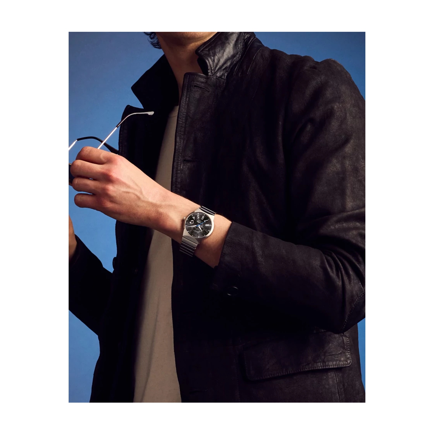 Citizen Star Wars Mens Millennium Falcon Hyperdrive Eco-Drive Watch 40mm Silver-Tone Stainless Steel Case and Bracelet with Black Dial