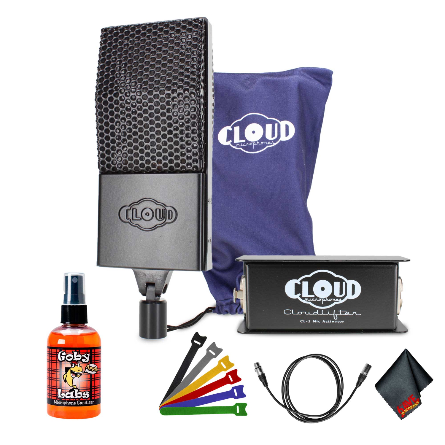 Cloud 44 – Microphone à ruban passif de minuit + cloudlifter pour un enregistrement professionnel de la voix et de la musique