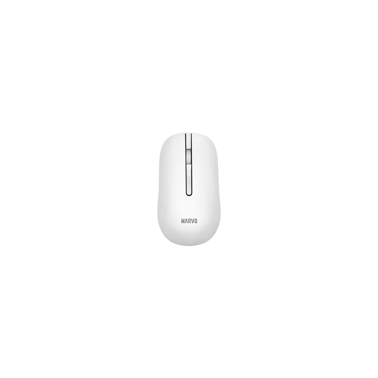 Marvo WS009 Wireless 2.4Ghz Three color key cap scheme keyboard and mute switch wireless mouse combo with tablet & cellphone stand design_White