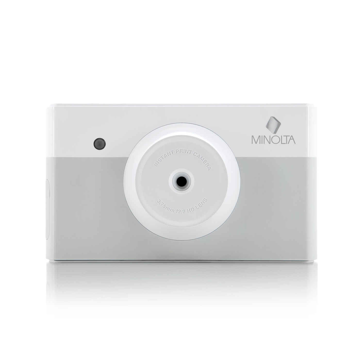 Appareil photo Instapix Print de Minolta avec imprimante, sac pour appareil photo, chiffon de nettoyage en microfibre de Diginerds, ensemble