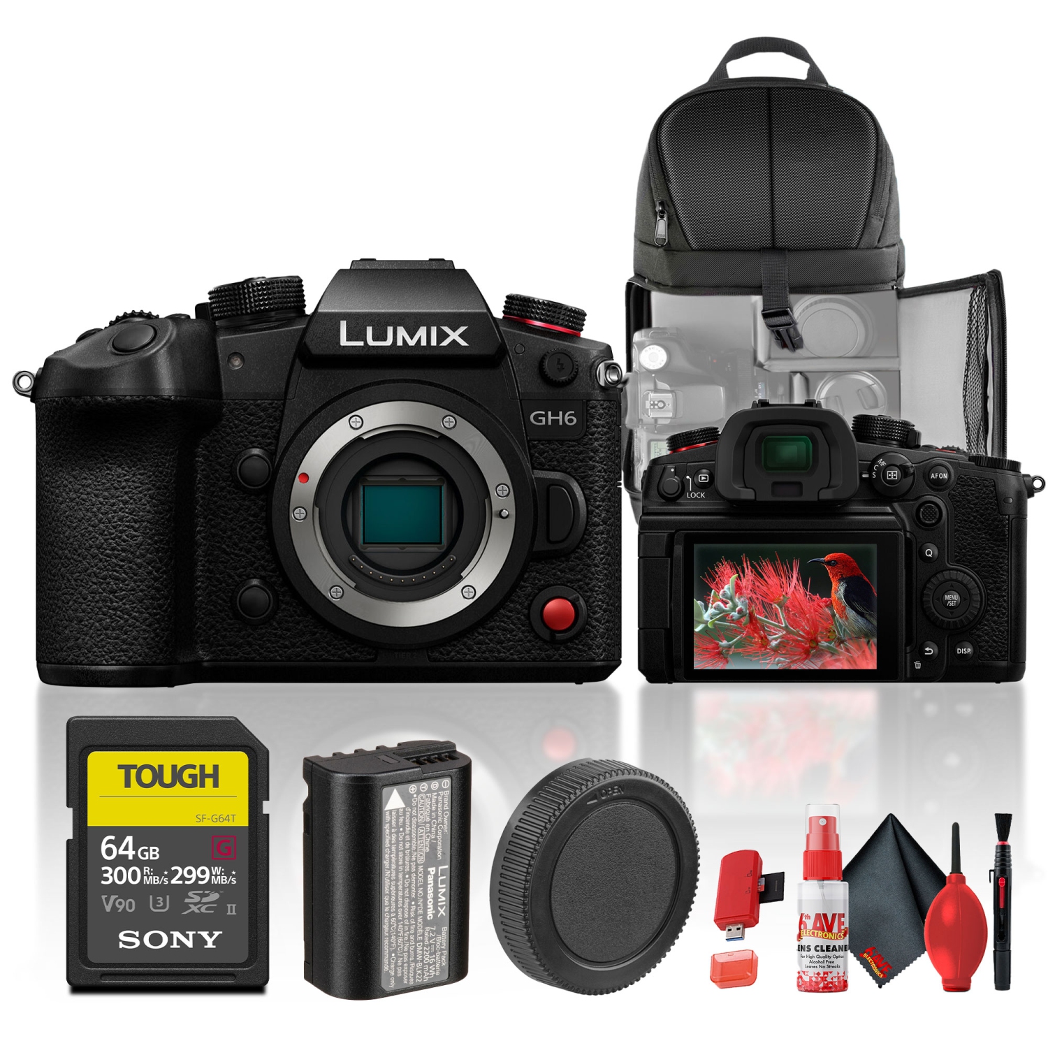 Panasonic Lumix GH6 Mirrorless Camera BUNDLE