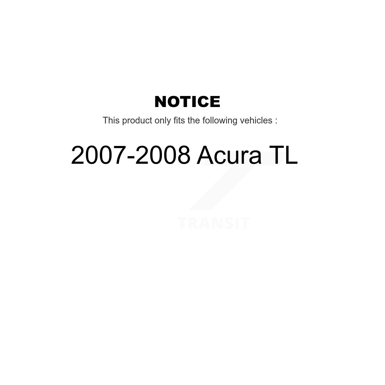 Kit de biellette de biellette de biellette de joint à rotule du bras de suspension avant pour Acura TL KTR-103262 2007-2008