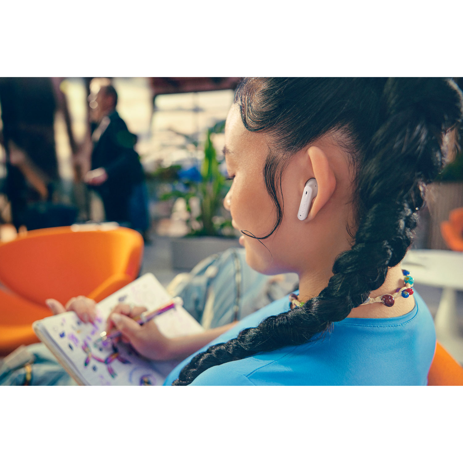 Écouteurs boutons 100 % sans fil à suppression du bruit Tune Flex 2 de JBL - Blanc