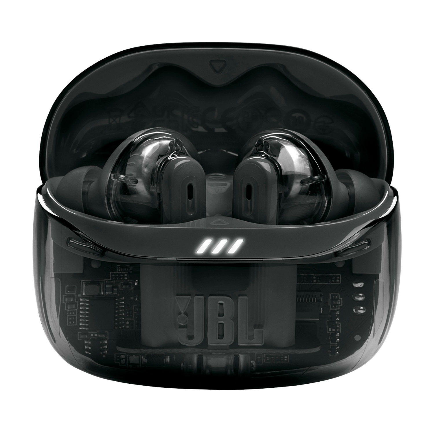Écouteurs boutons 100 % sans fil à suppression du bruit Tune Beam 2 édition Ghost de JBL - Noir fantôme