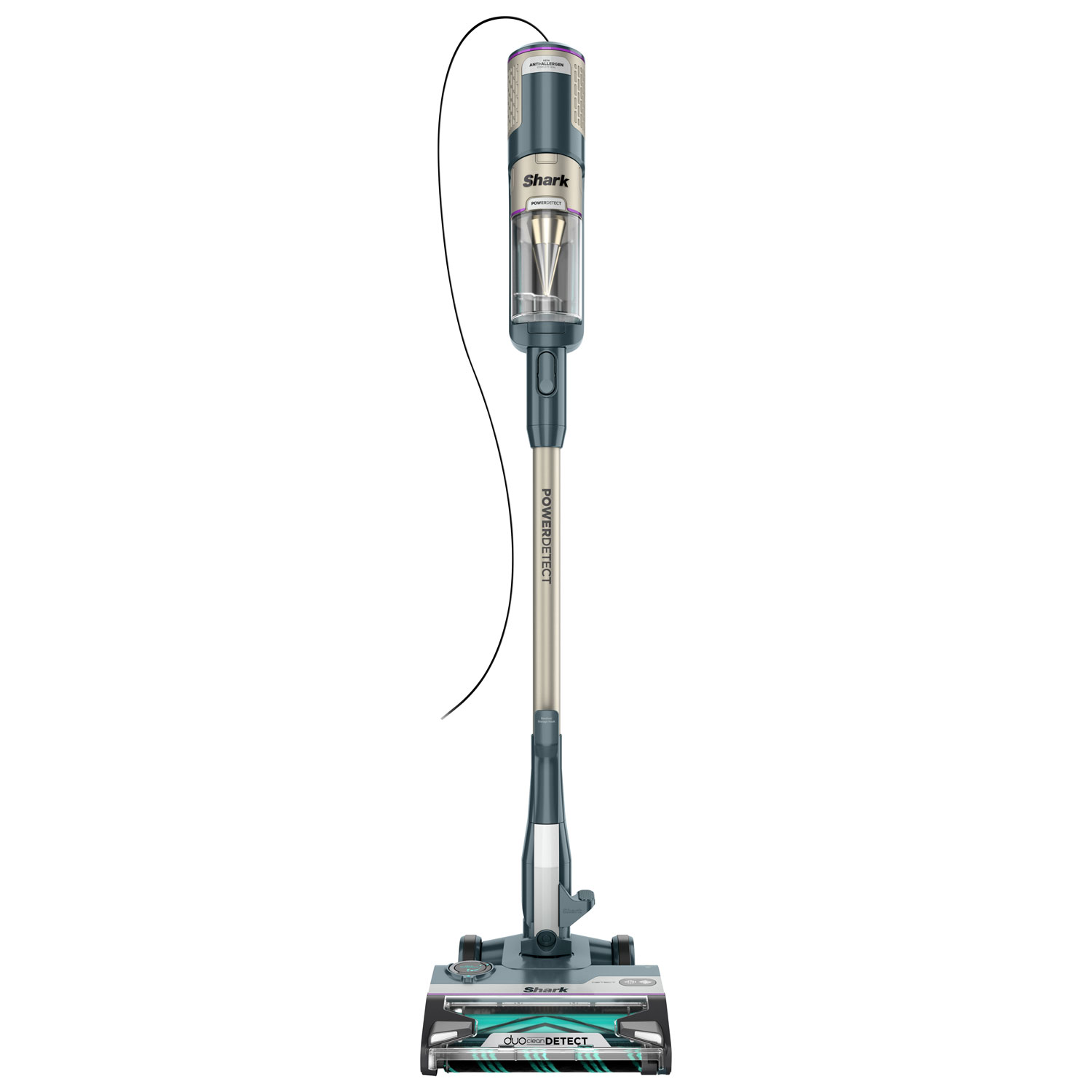 SHARK PowerDetect Corded Stick Vacuum - Black/Teal
