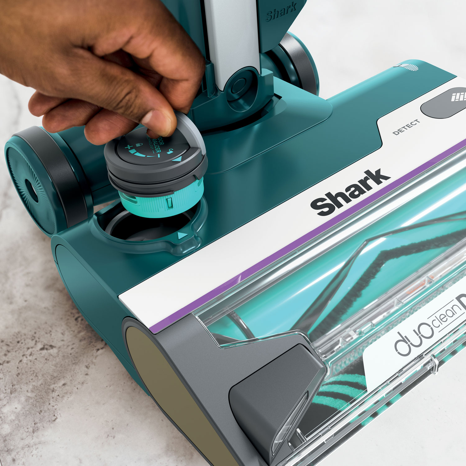 SHARK PowerDetect Corded Stick Vacuum - Black/Teal