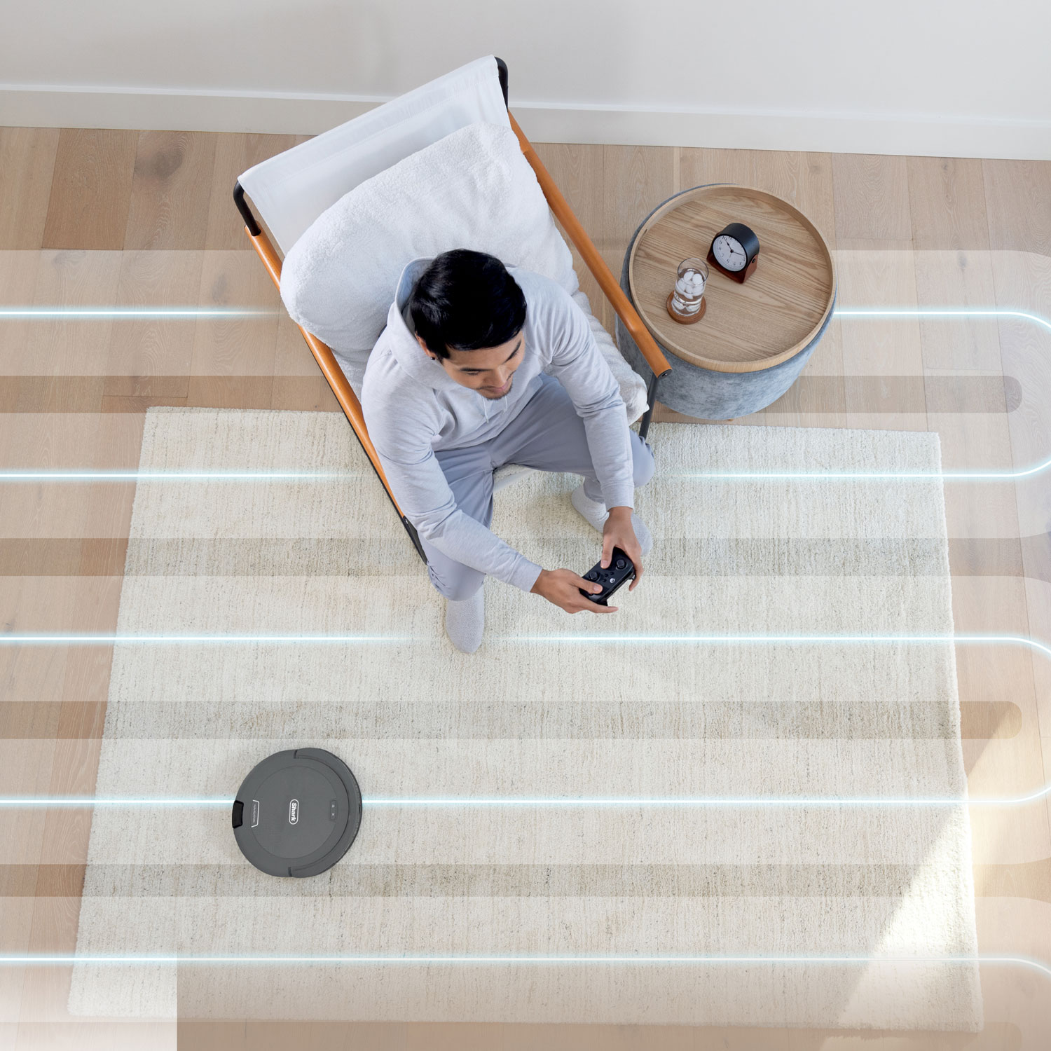SHARK Navigator Wi-Fi Connected Robot Vacuum - Grey
