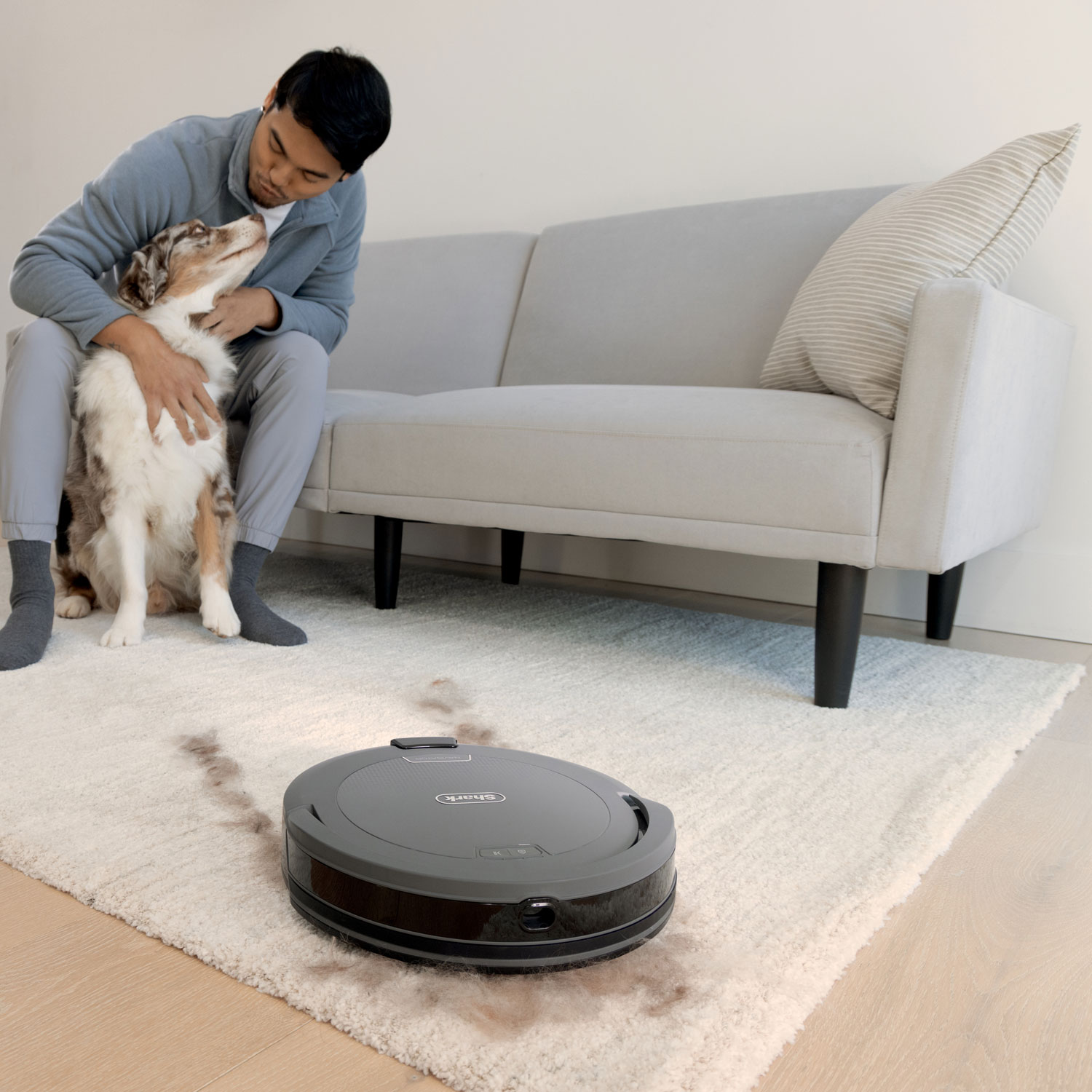SHARK Navigator Wi-Fi Connected Robot Vacuum - Grey