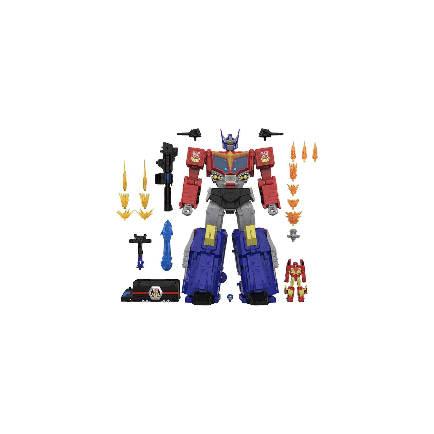 Transformers Age of the Primes - Figurine d'action classe Titan de 15&nbsp;po - Star Optimus Prime