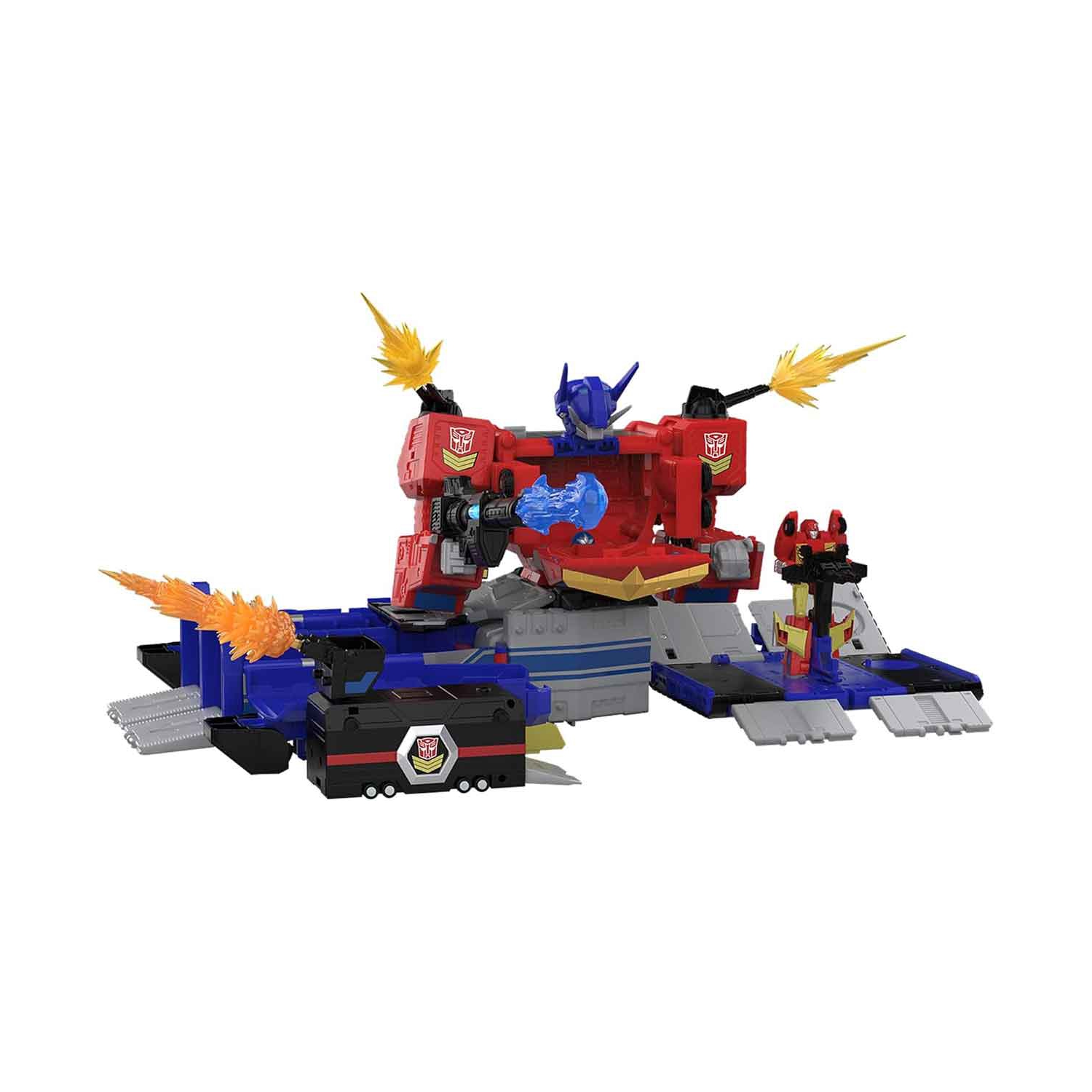 Transformers Age of the Primes - Figurine d'action classe Titan de 15&nbsp;po - Star Optimus Prime