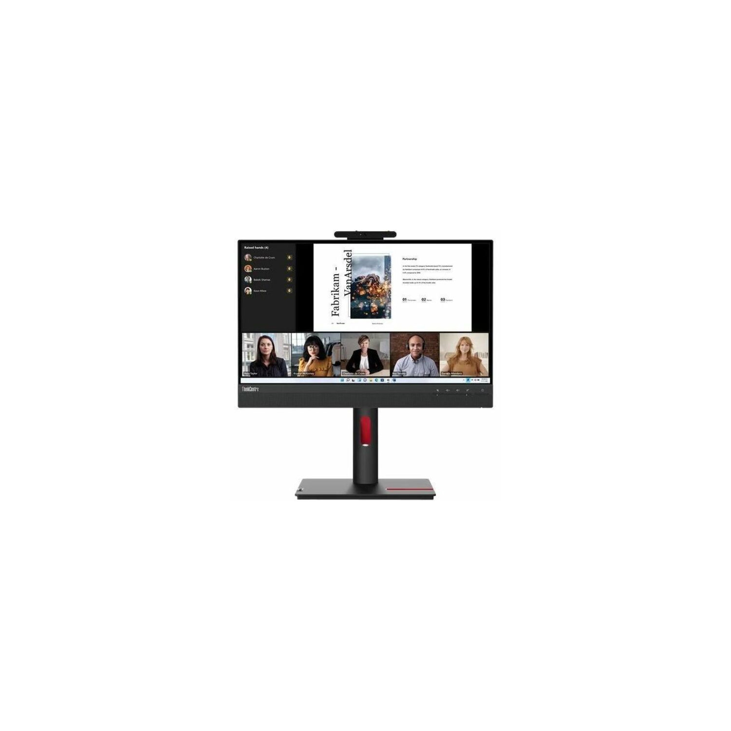 Moniteur LED IPS 6&nbsp;ms 60&nbsp;Hz FHD 5&nbsp;po ThinkCentre Tiny-in-One Lenovo 21 - Noir corbeau