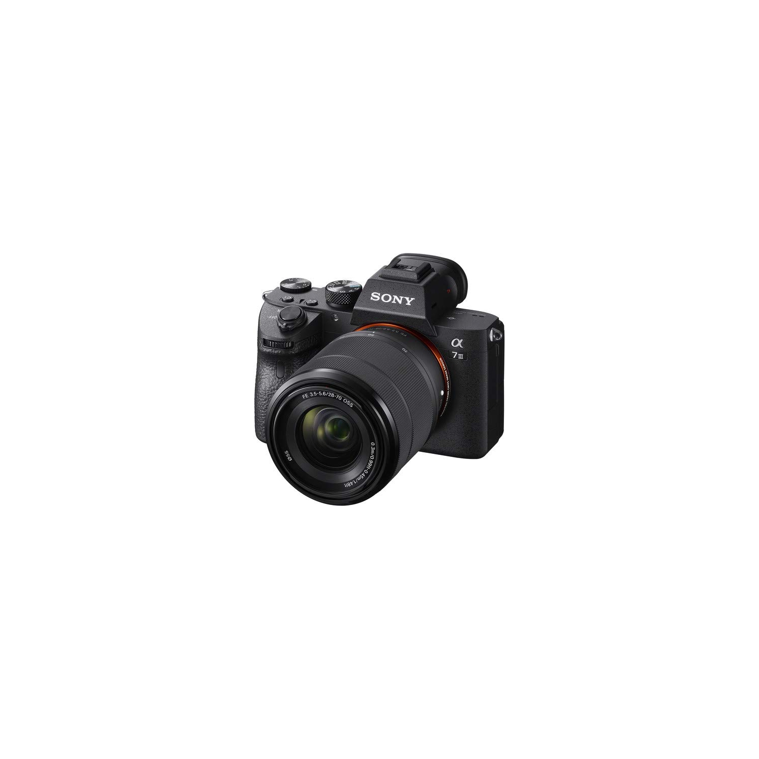 Boîte ouverte - Appareil photo sans miroir Alpha a7 III de Sony avec objectif 28 70&nbsp;mm ILCE7M3K/B, sac souple, batterie supplémentaire, carte