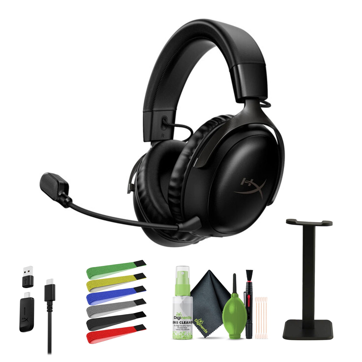 HyperX Cloud III Wireless Gaming Headset for PC, PS5, PS4 With Mic -Black and Red