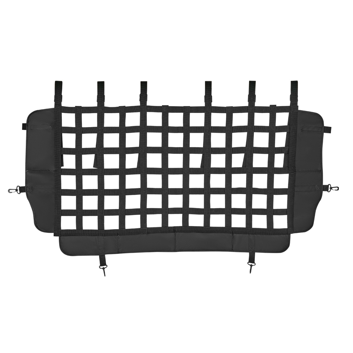 VEVOR JK 2007-2017 Dog Car Barrier, Mesh Cargo Pet Net for Jeep Wrangler JL 20018-2024, Vehicle Pet Barrier Fits Behind Rear Seat Cargo Area, Scratch