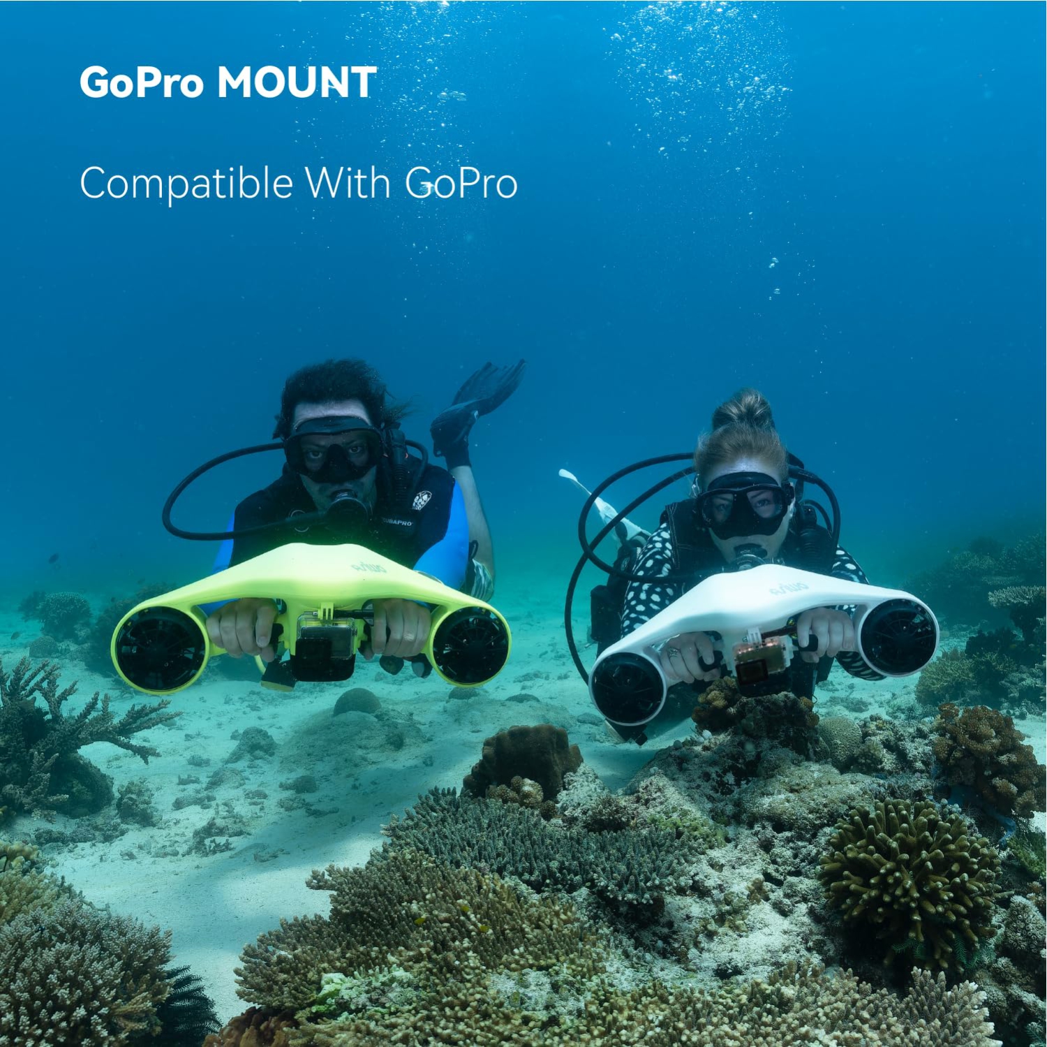 Trottinette sous-marine HYPER GOGO, deux moteurs de trottinette nautique avec deux batteries de 126 Wh pour enfants et adultes, 40&nbsp;M étanche