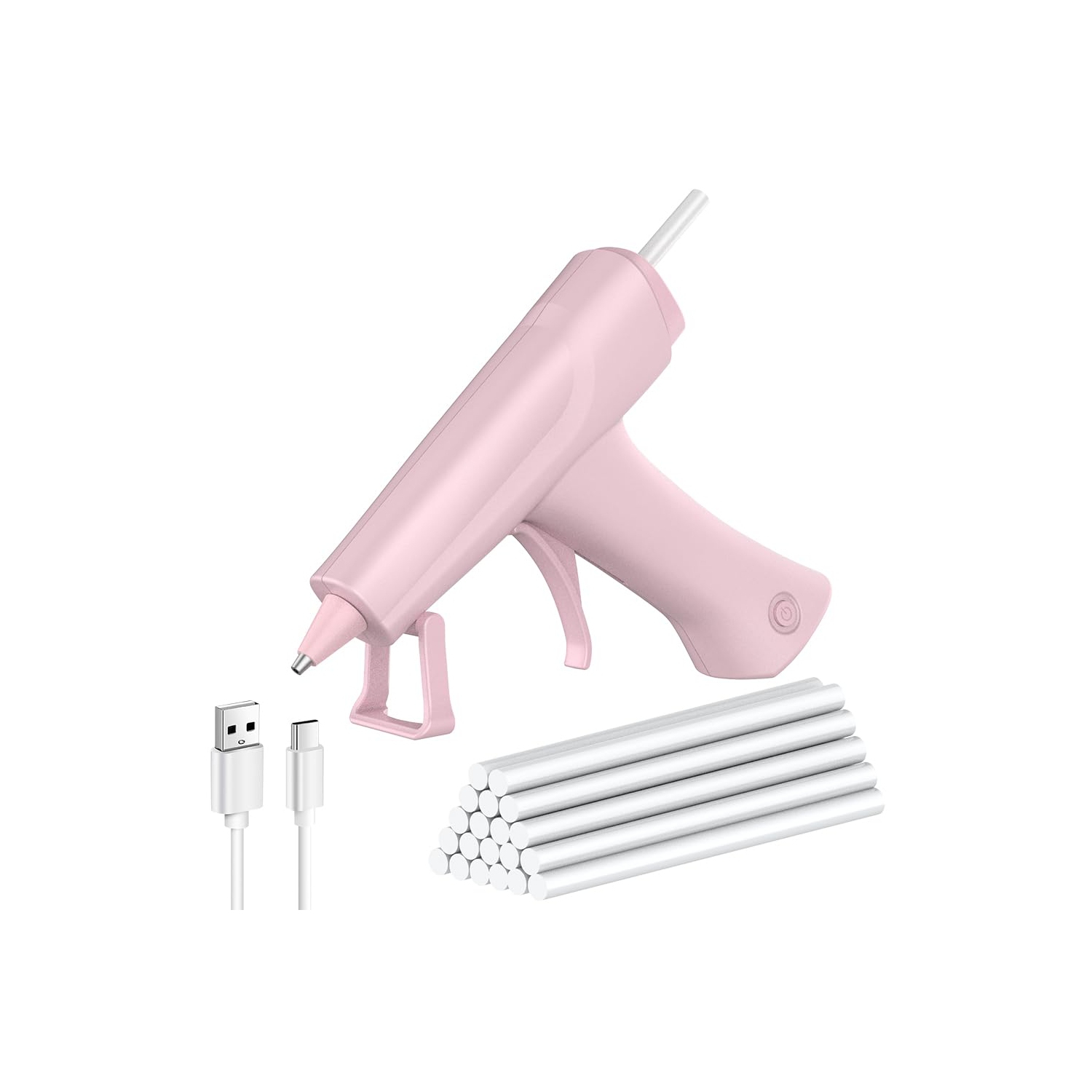 Cordless Glue Gun,Hot Glue Gun, 2600 mAh Glue Gun for School Classroom DIY Crafts, Home Repairs, and Gift Making