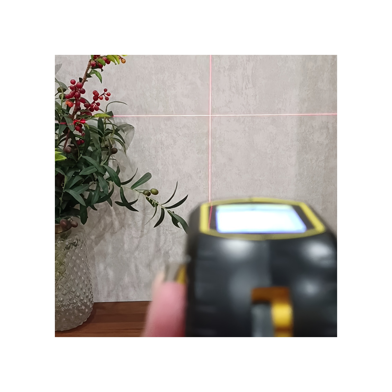 Ruban à mesurer laser numérique 3-en-1 avec affichage, outil de mesure laser rechargeable 131&nbsp;pi/40&nbsp;m, cadeau de la fête des Pères