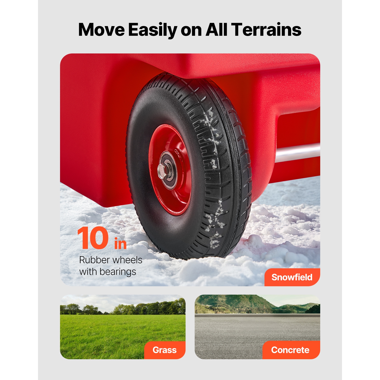 VEVOR 32 Gallon Fuel Caddy, Portable Fuel Tank with 12V DC 10GPM Electric Fuel Transfer Pump, 13 ft Delivery Hose & Self-sealing Nozzle, Gas Caddy