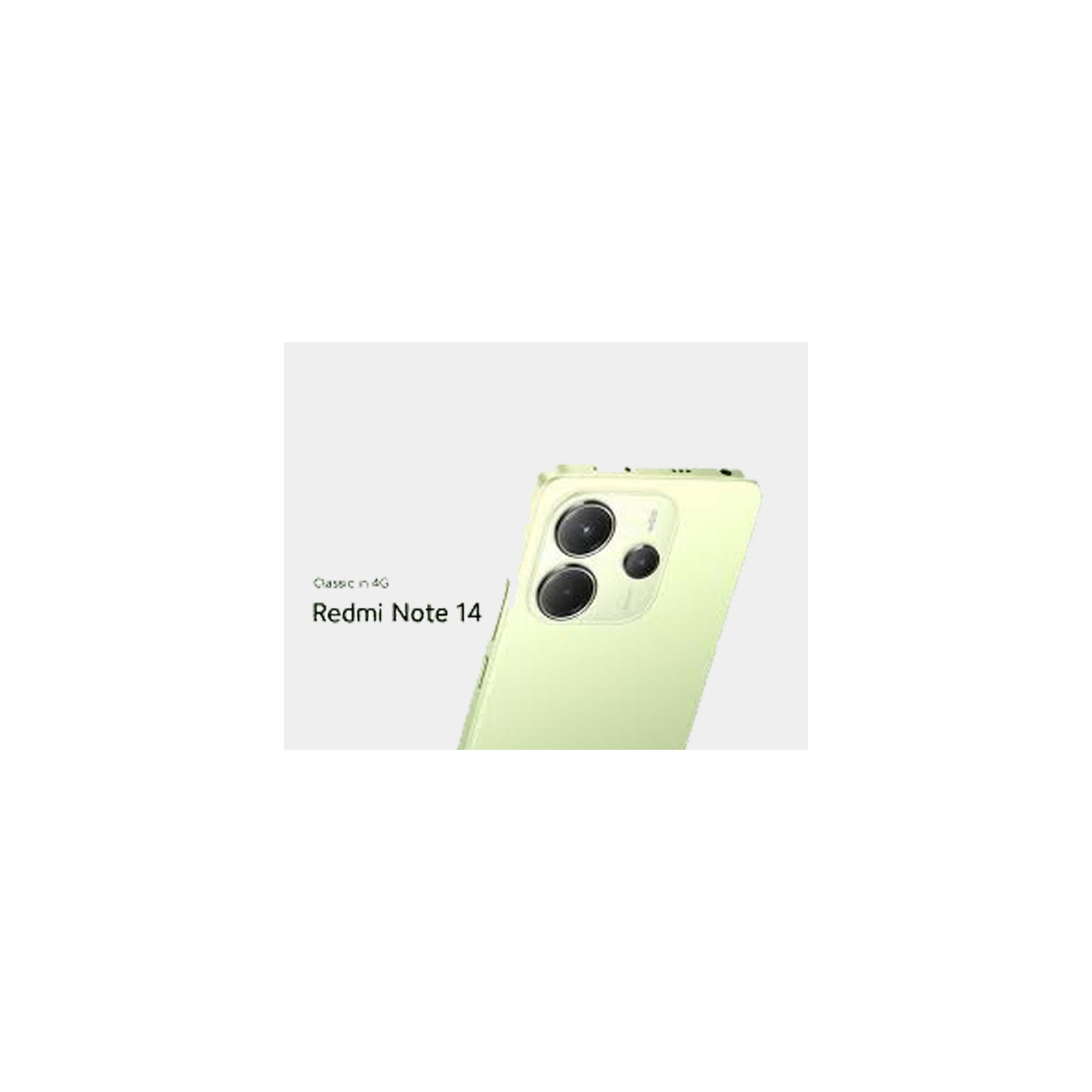 Xiaomi Redmi Note 14 4G 128GB ROM 6GB RAM Dual SIM GSM Unlocked - Lime Green