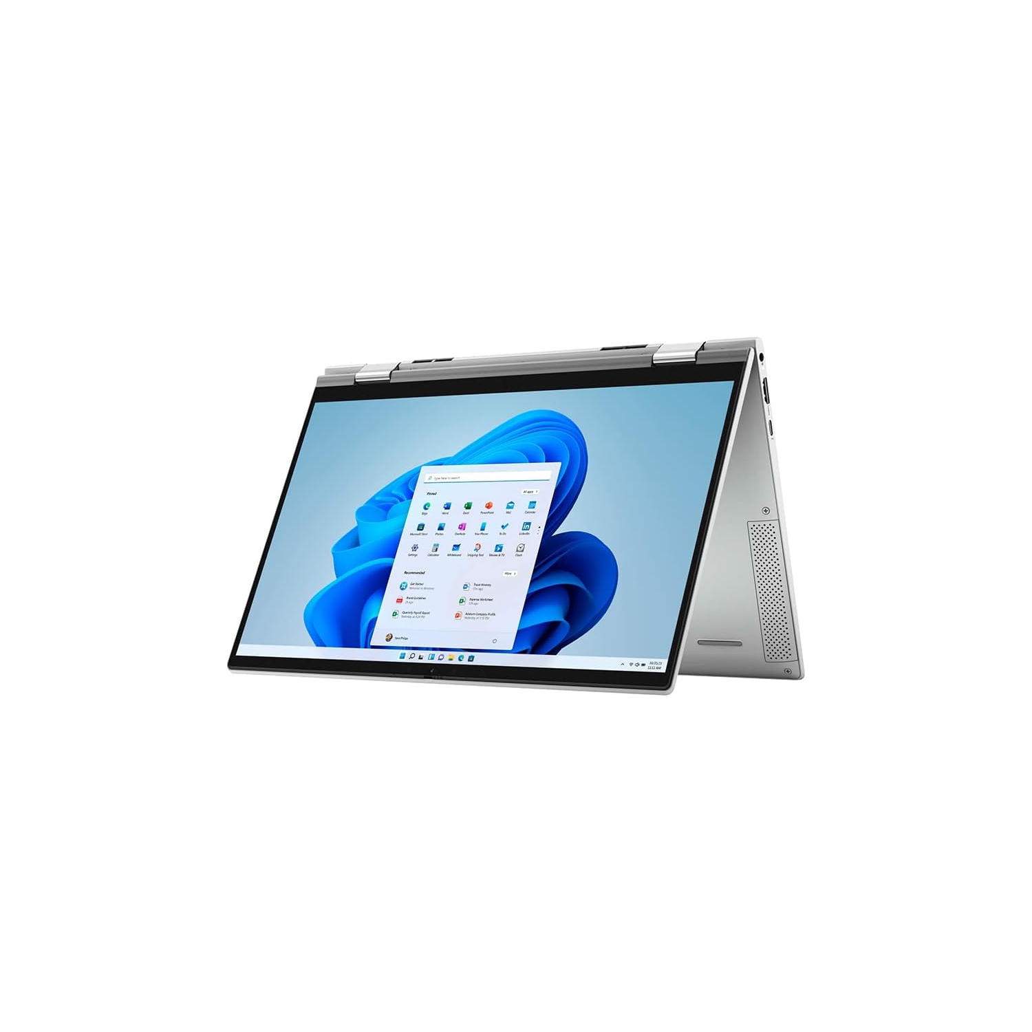 Refurbished (Excellent) - Dell Inspiron 7000 2-in-1 13.3" FHD Touchscreen Laptop, Intel i5-1135G7, 1TB PCIe SSD, 8GB RAM, Backlit Keyboard, Intel Iris Xe Graphics, Win 11, Silver