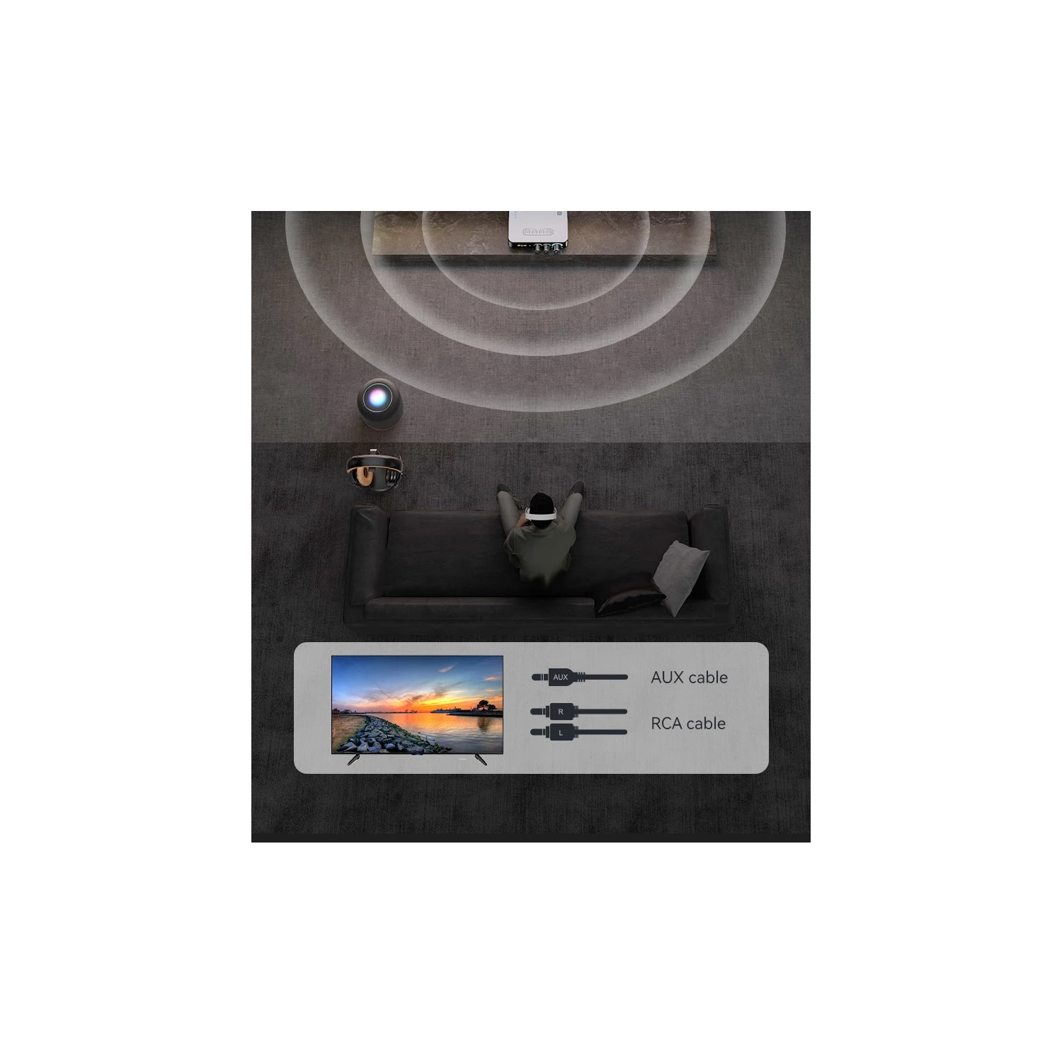 5,3 Émetteur récepteur Bluetooth radio FM K chantant Adaptateur audio CCP 4 en 1, adaptateur audio stéréo sans fil NFC radio FM