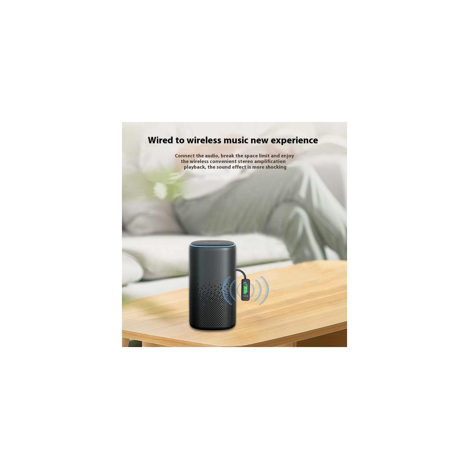 3,5&nbsp;mm Adaptateur Bluetooth 5,4 pour l'auto PS5 Audio Ordinateur TV Écouteurs Récepteur audio Sortie Émetteur Récepteur audio stéréo Émetteur