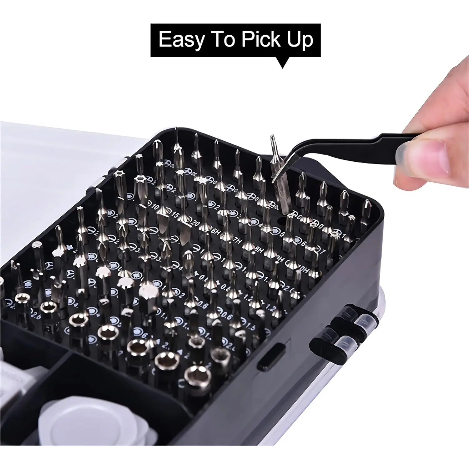 115-in-1 watch computer mobile phone disassembly repair hardware tool screwdriver combination set manual magnetic repair tool kit, computer, IPhone,