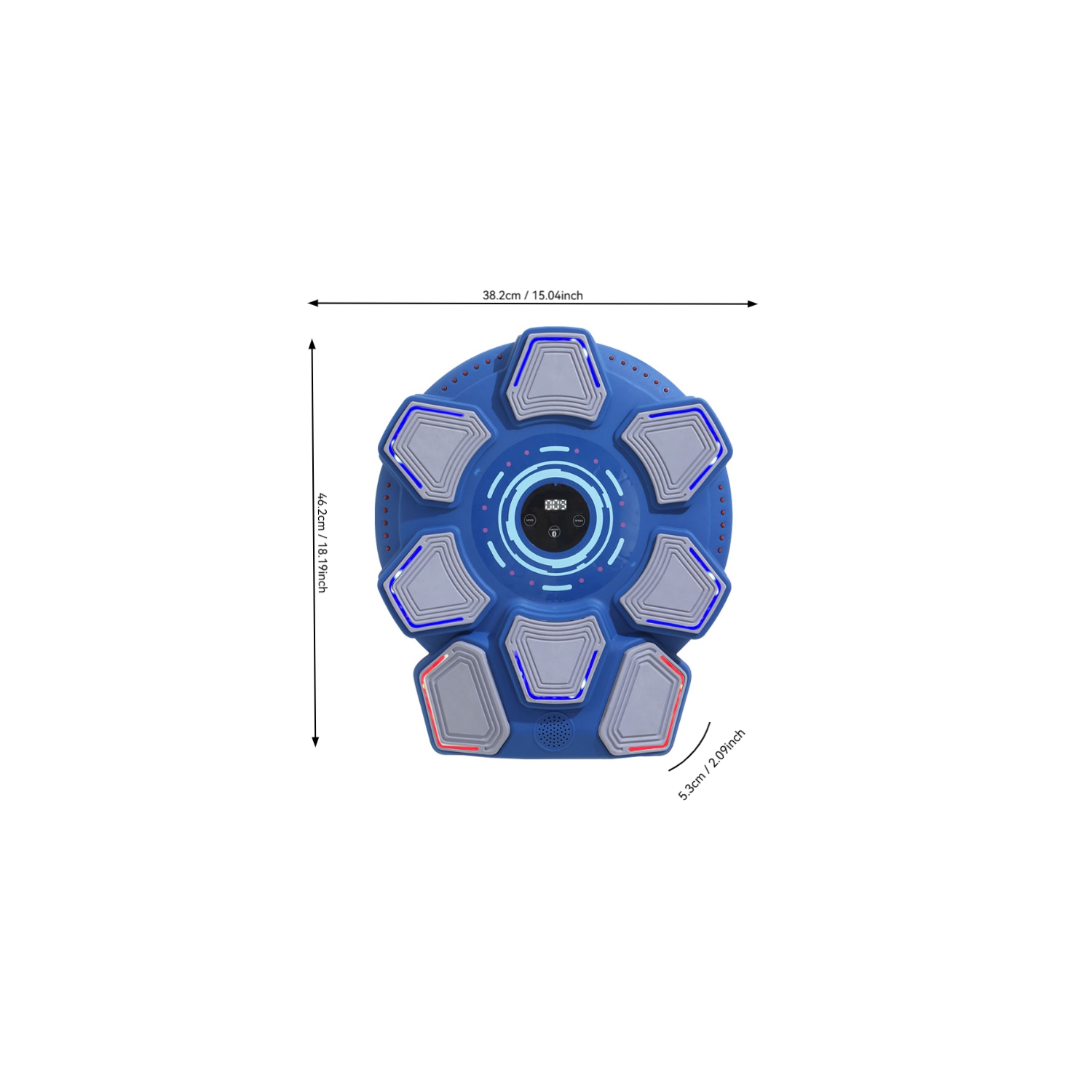 Machine de boxe de musique Bluetooth Home Wall Target Trainer adulte enfant sac de sable Home Fitness boxe cible blanche