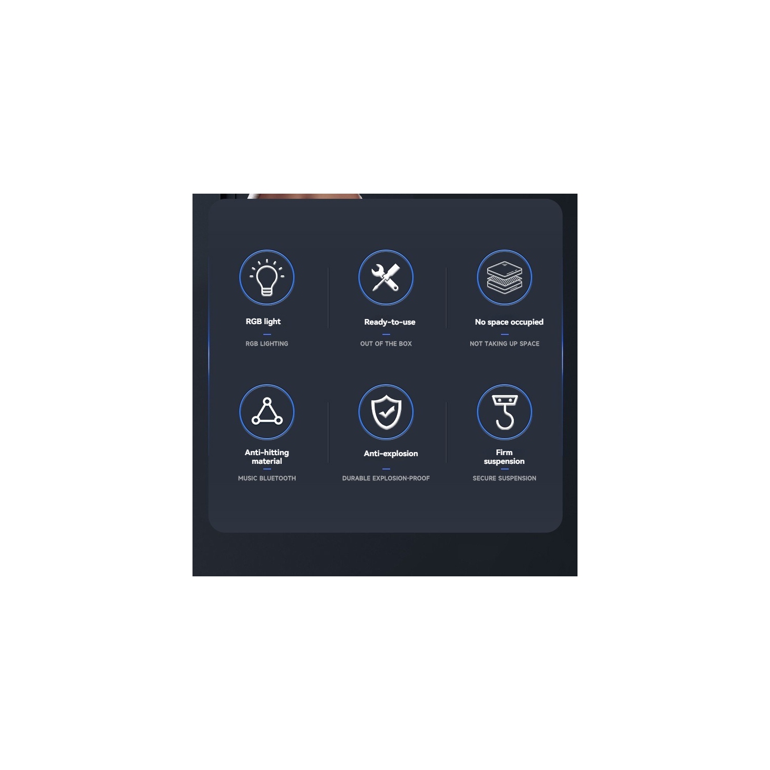 Cible de boxe intelligente | Home Équipement d'entraînement pour enfants Musique Rythme Sandbag Entraînement de boxe mural