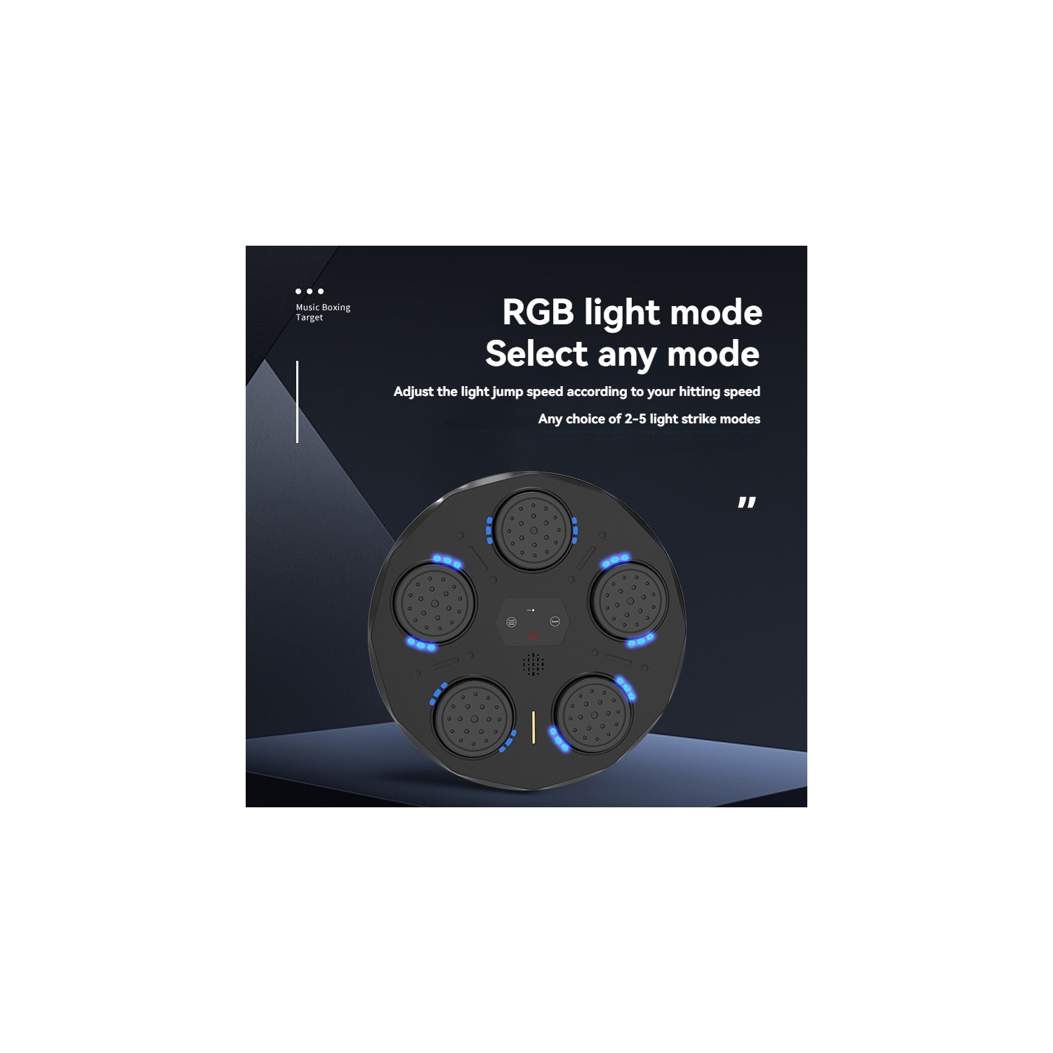 Cible de boxe intelligente | Home Équipement d'entraînement pour enfants Musique Rythme Sandbag Entraînement de boxe mural