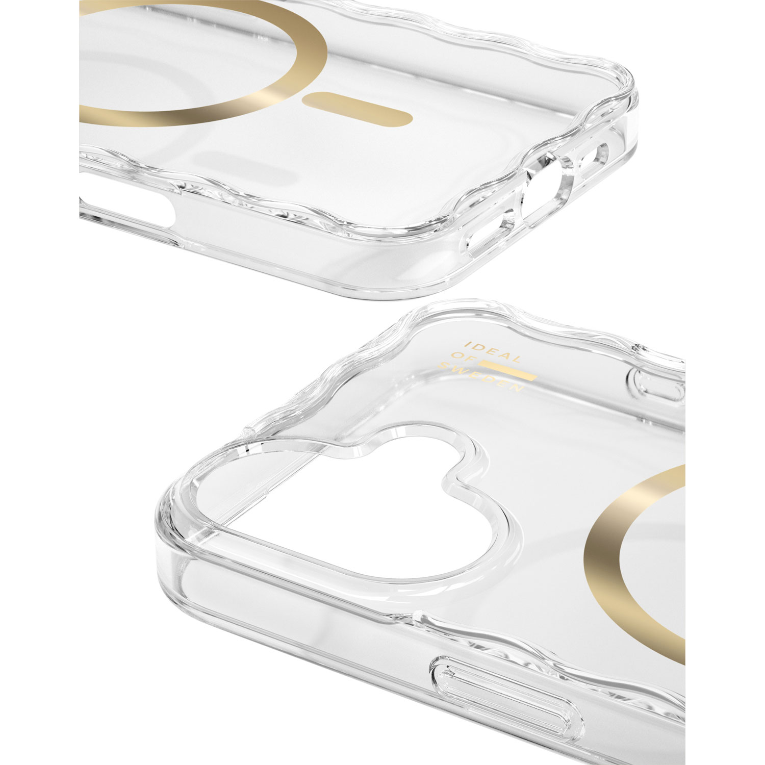 Ideal Of Sweden Frame Fitted Soft Shell Case with MagSafe for iPhone 17 - Clear