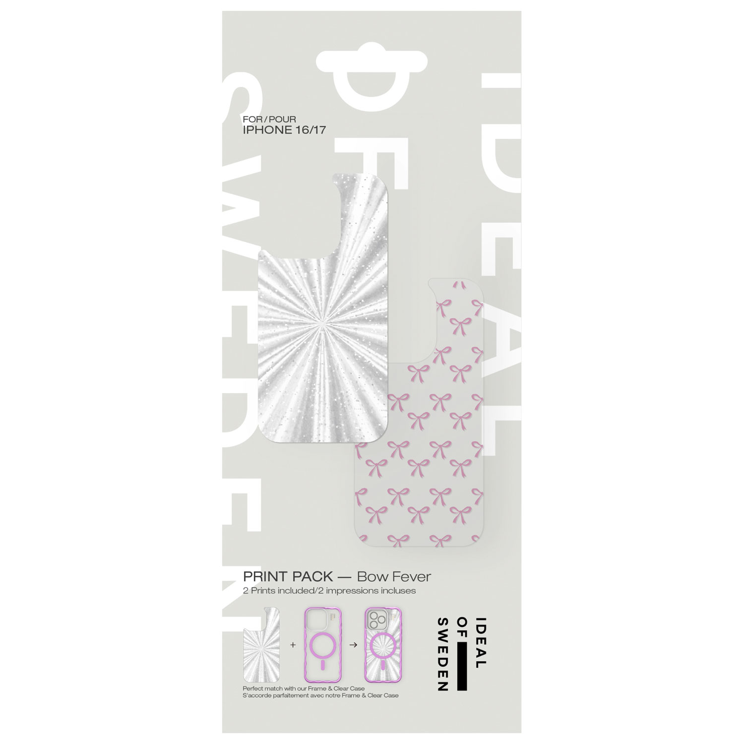 Ideal Of Sweden Print Pack for iPhone 17 - Bow Fever