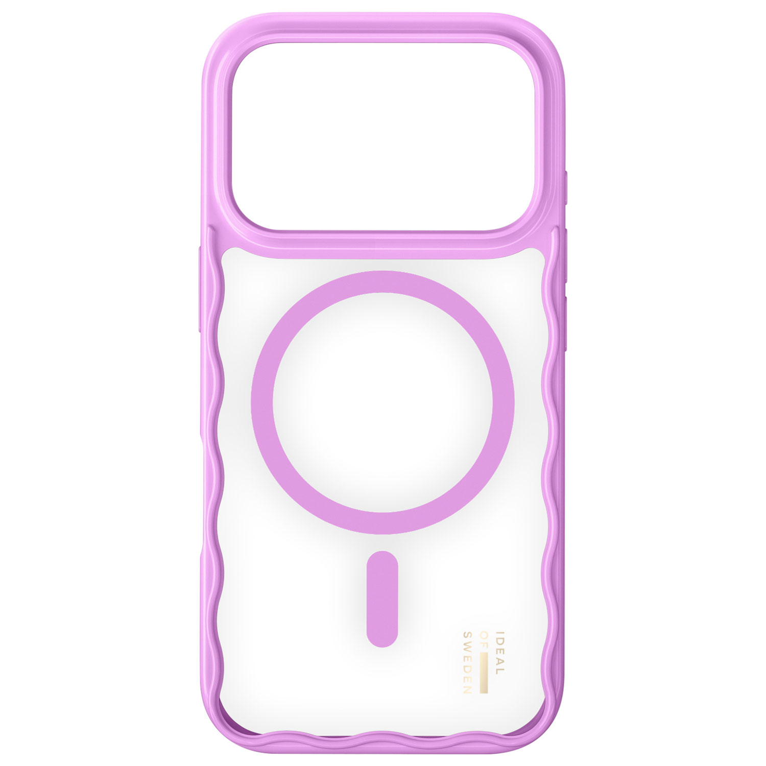 Ideal Of Sweden Frame Fitted Hard Shell Case with MagSafe for iPhone 17 Pro Max - Pink/Clear