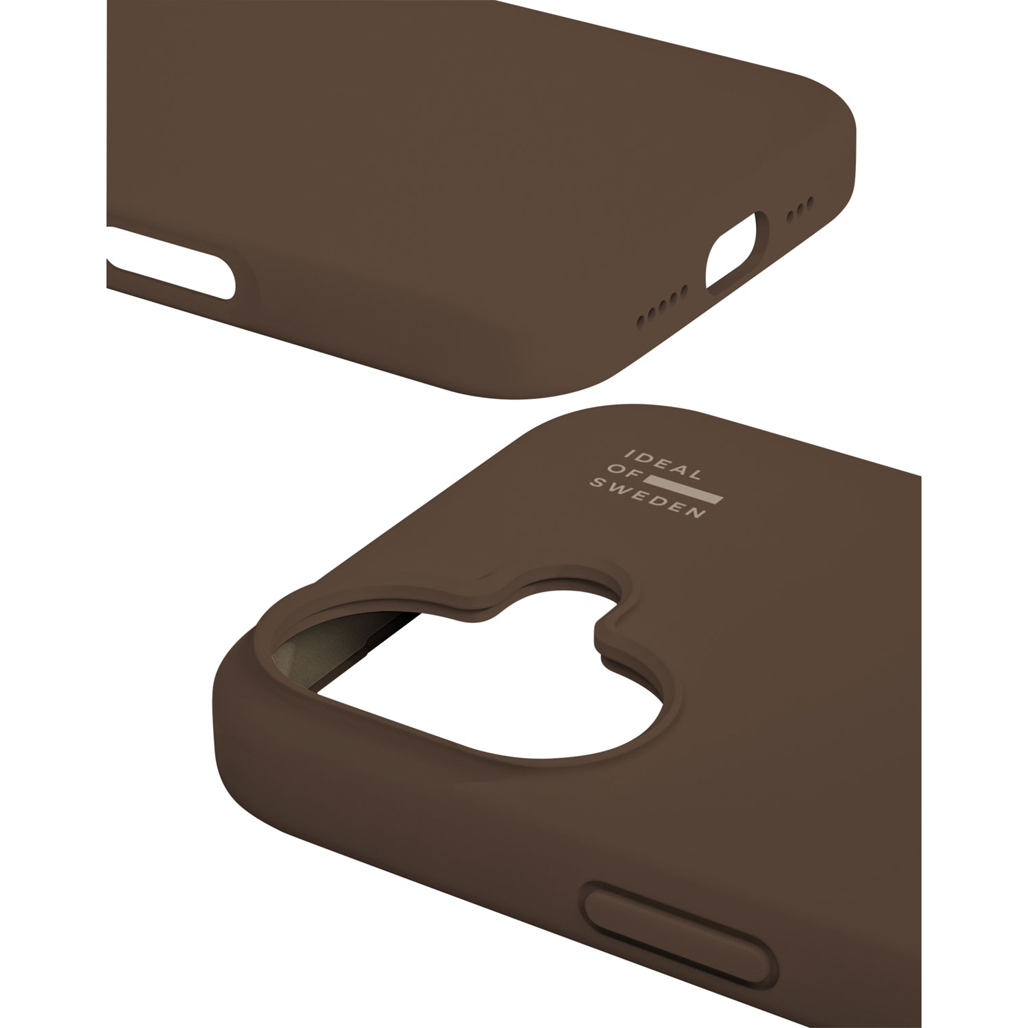Ideal Of Sweden Silicone Fitted Soft Shell Case with MagSafe for iPhone 17 - Mocha Mousse