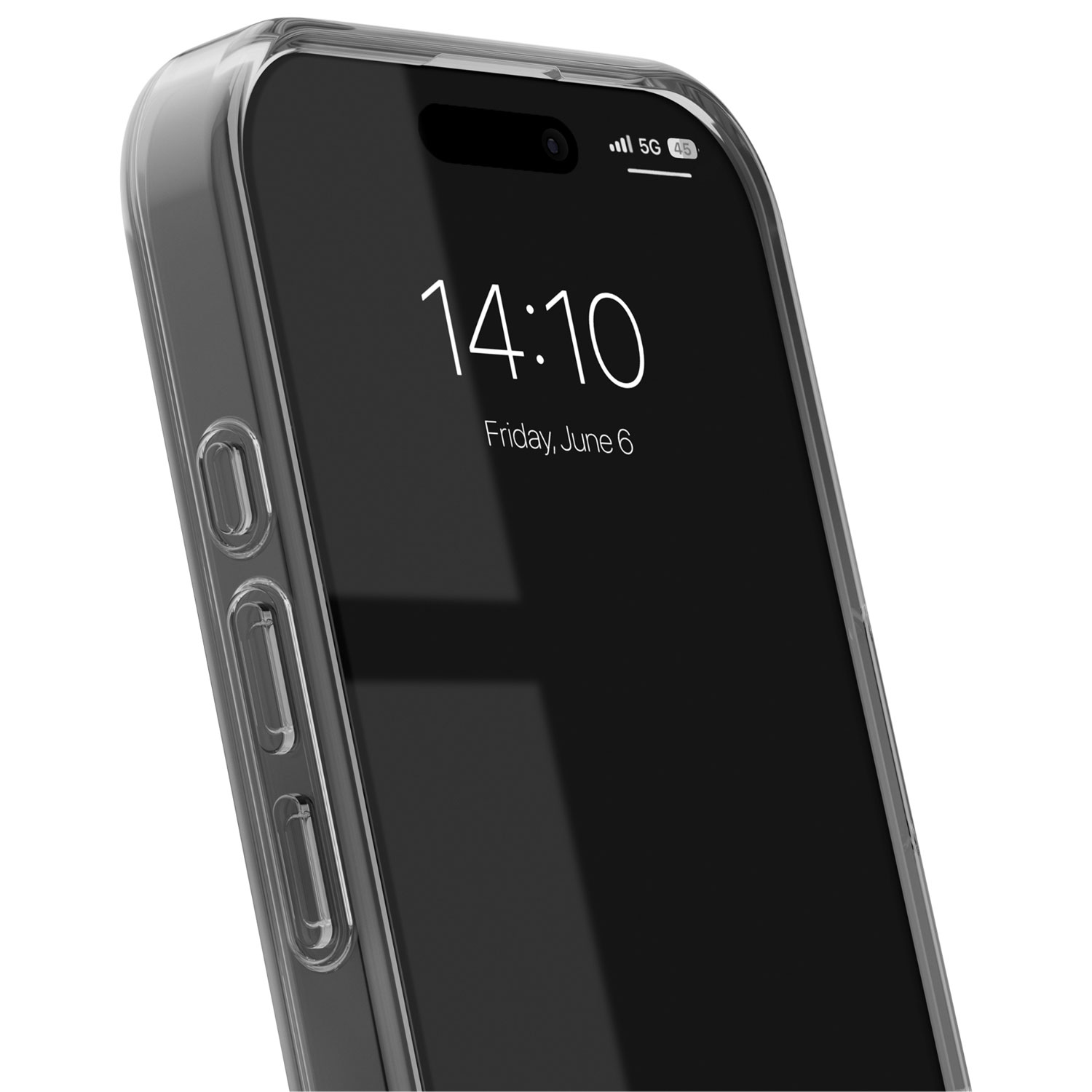 Ideal Of Sweden Clear Fitted Hard Shell Case with MagSafe for iPhone 17 - Tinted Black