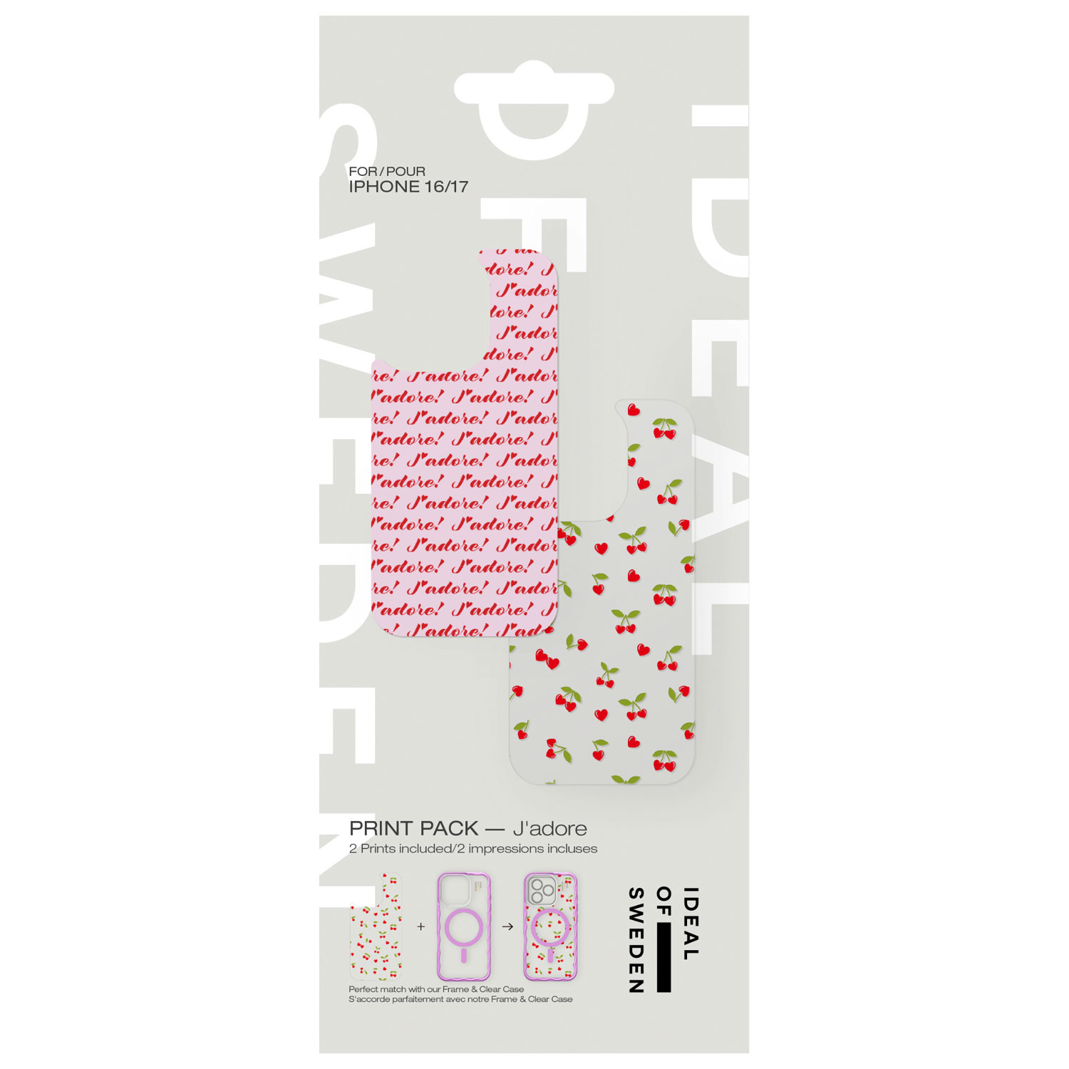 Ideal Of Sweden Print Pack for iPhone 17 - J'adore