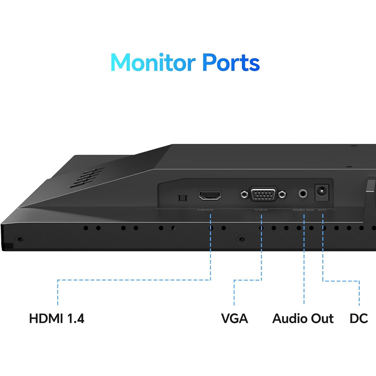 KOORUI E2411K 24" 1920 x 1080 FHD 144Hz Gaming Monitor, IPS Panel, Adaptive Sync, 5ms, VESA 100x100mm, Eye Care, HDMI, VGA