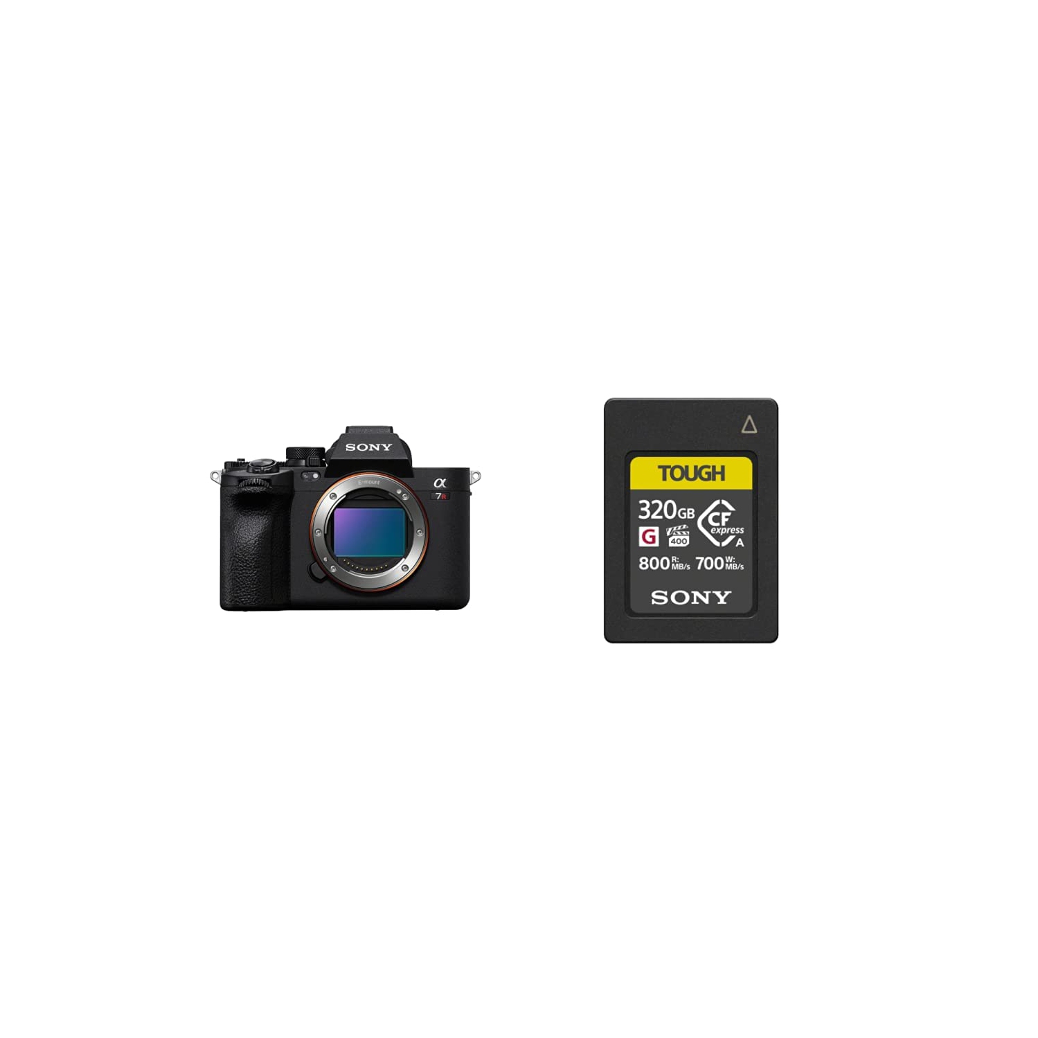 Open Box - Sony Alpha 7R V Full-Frame Mirrorless Camera with Sony CFexpress Type A Memory Card 320GB (International Model)