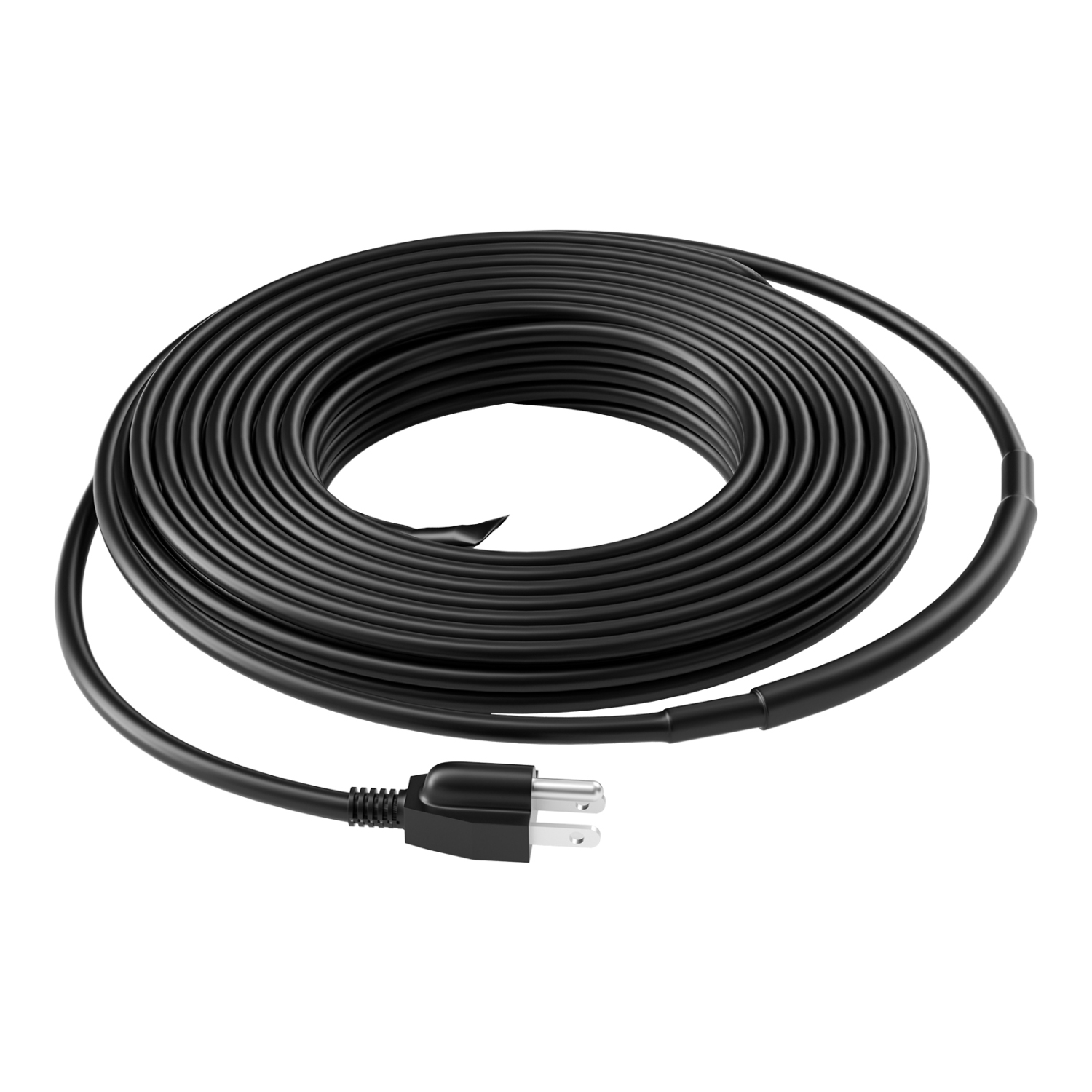 Câble de chauffage auto-régulateur 5&nbsp;W/FT de 12 pi de VEVOR, ruban thermique pour tuyaux, dégivrage pour fondant la neige sur le toit,