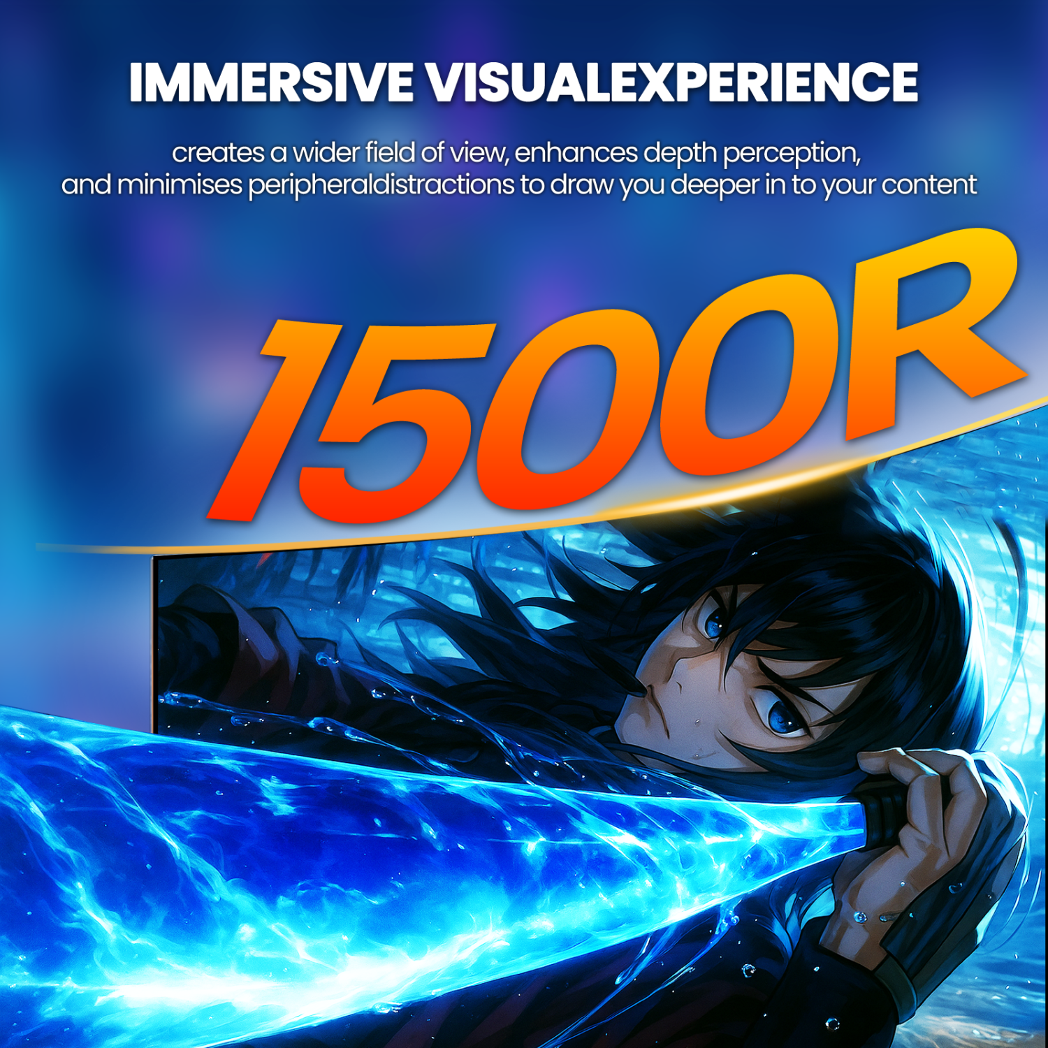 CRUA 32" 4K UHD 160Hz Curved Gaming Monitor, 1500R, VA Panel, 120% sRGB, FreeSync, HDMI 2.1 & DP 1.4, Built-in Speakers, RGB Lighting, Wall